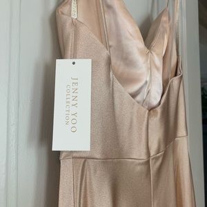 Jenny Yoo Bridesmaid Dress - size 4 - Brand New with Tags; gold / champagne